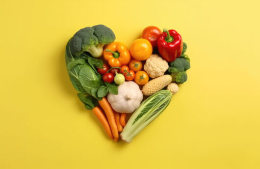 heart shaped vegetable